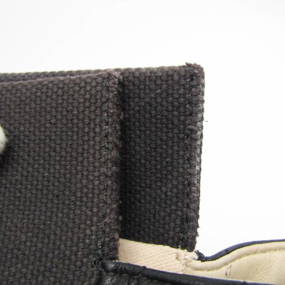 CHANEL Leather & Canvas Tote Bag Black - Picture 8 of 15